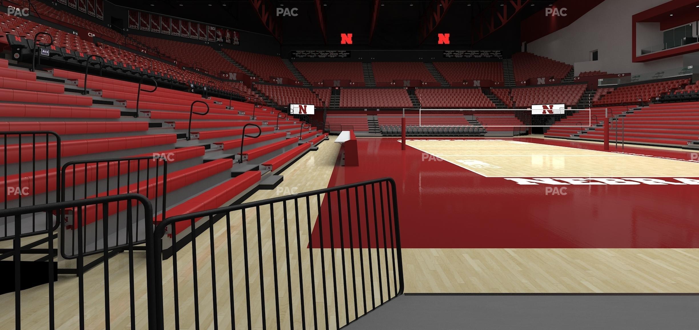 Seating view for Bob Devaney Sports Center Section A 12