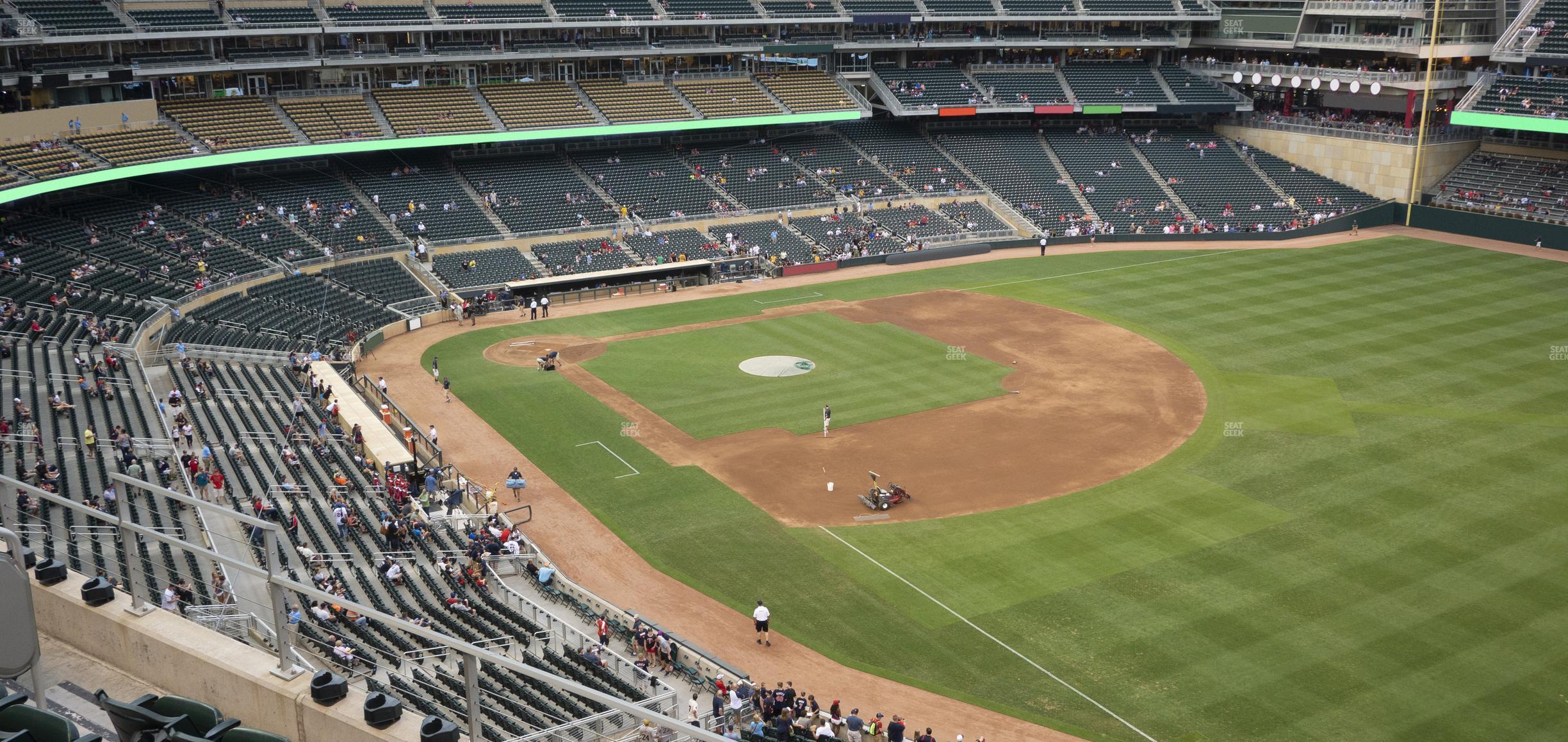 Seating view for Target Field Section 203