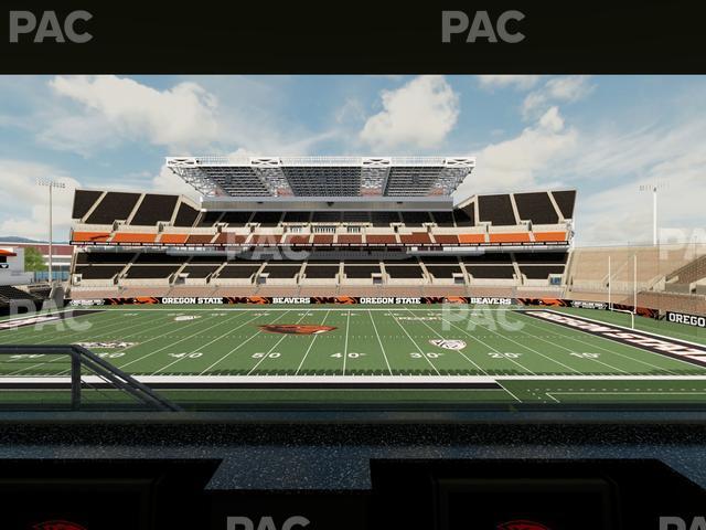 Seating view for Reser Stadium Section Box 13