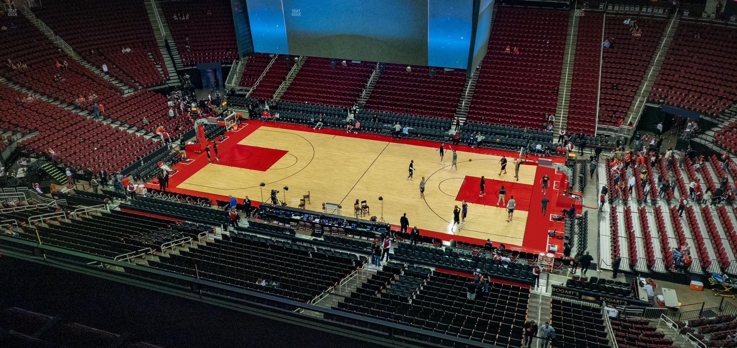 Seating view for Toyota Center Section 425