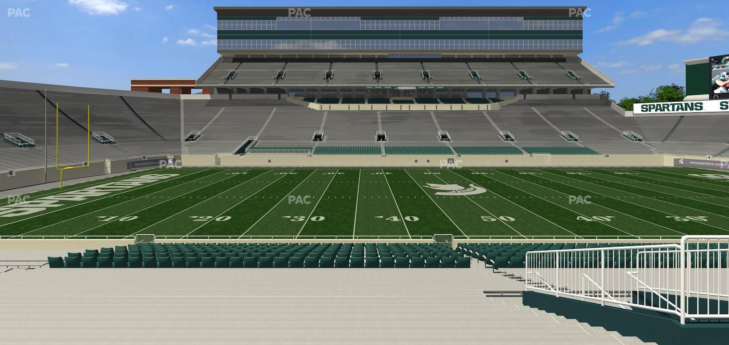 Seating view for Spartan Stadium (Michigan) Section 9