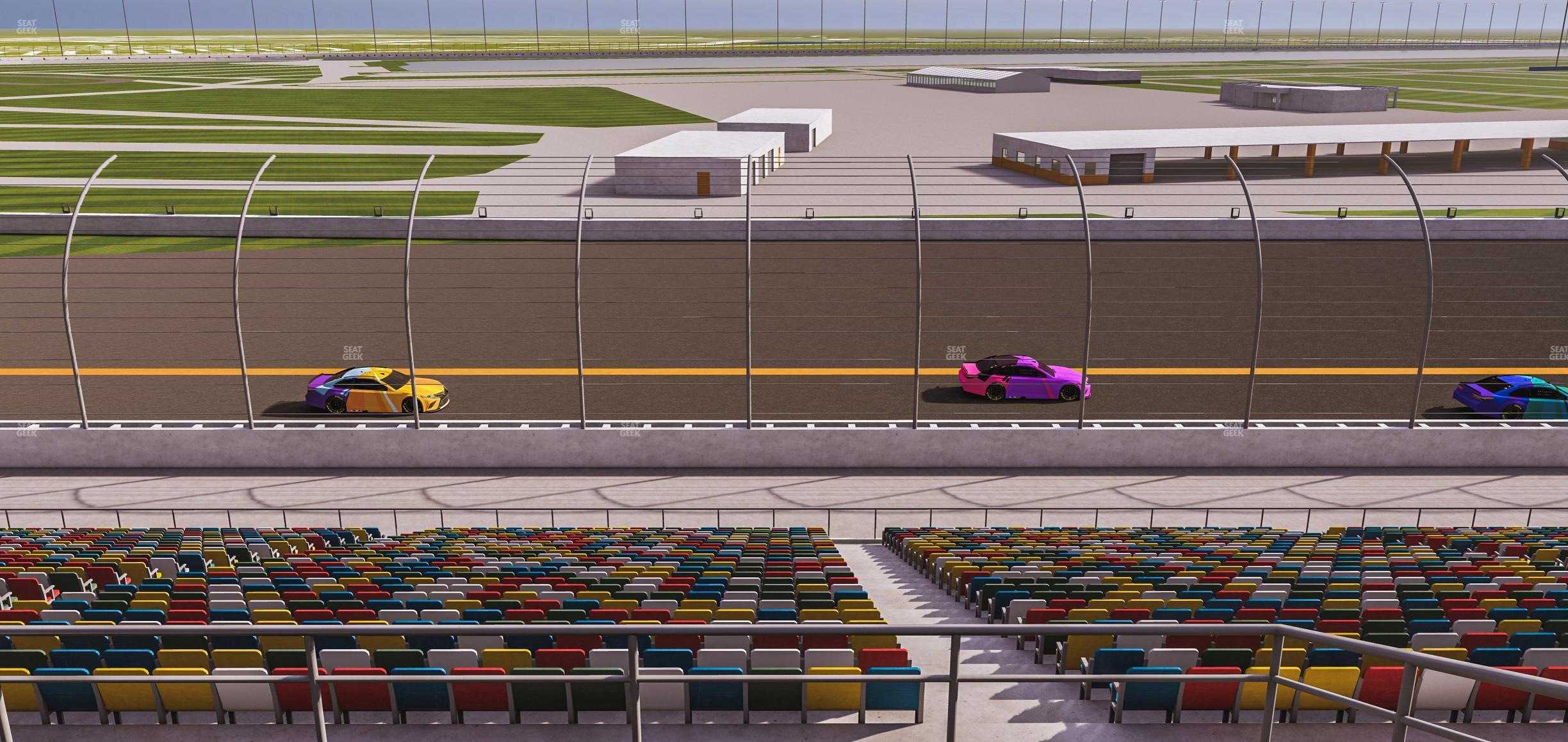 Seating view for Daytona International Speedway Section Back 110