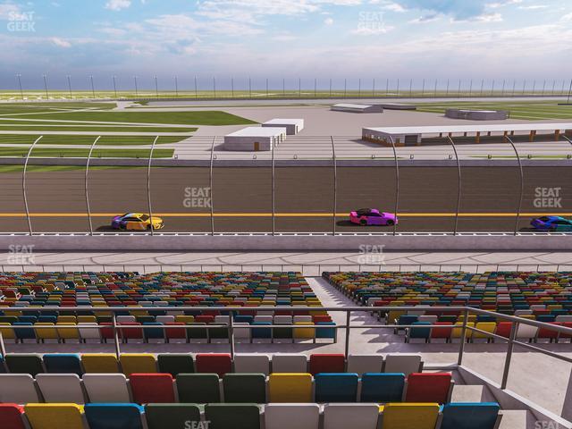 Seating view for Daytona International Speedway Section Back 110