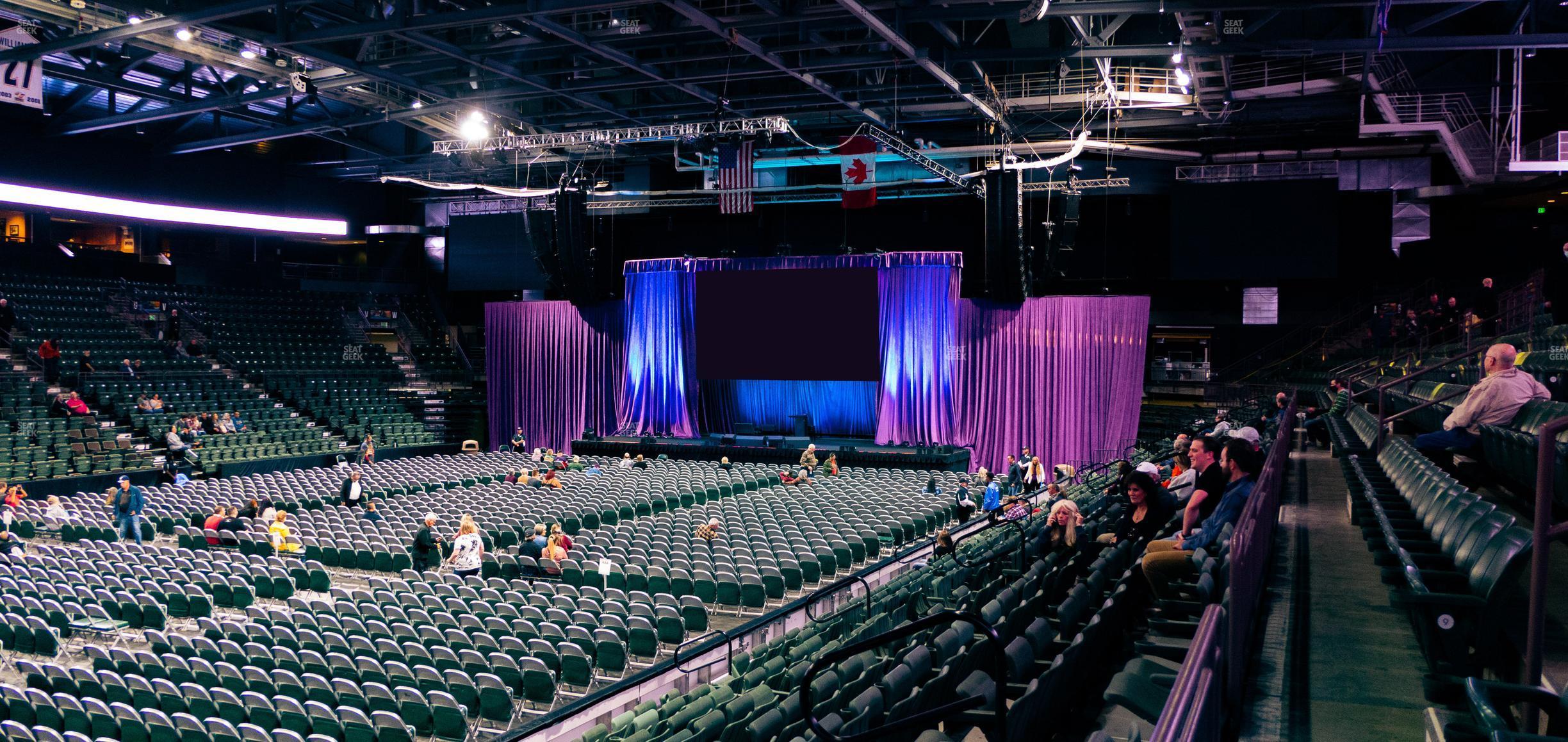 Seating view for Blue Arena at The Ranch Events Complex Section G