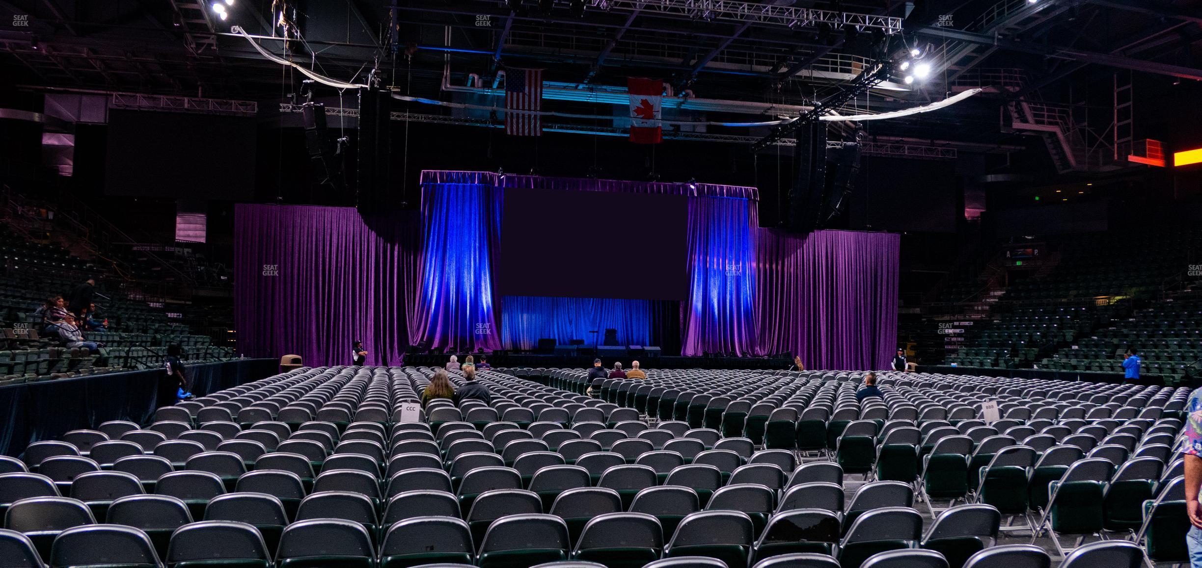 Seating view for Blue Arena at The Ranch Events Complex Section Floor Fff