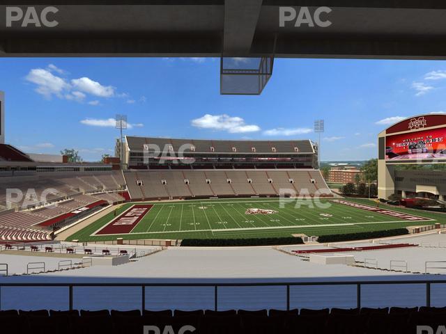 Seating view for Davis Wade Stadium Section 110