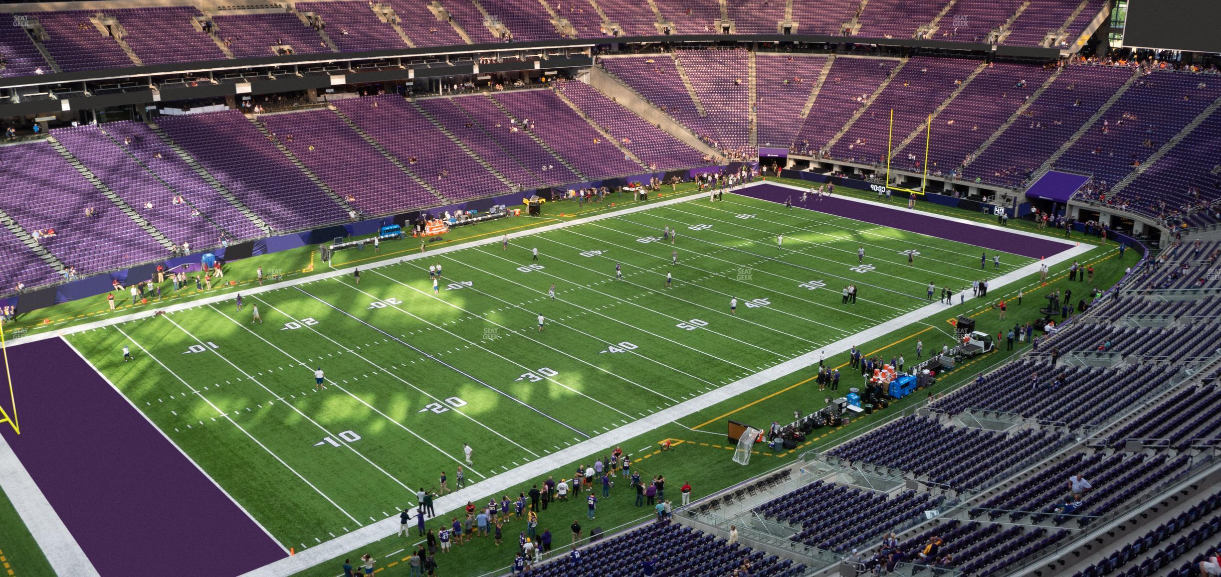 Seating view for U.S. Bank Stadium Section 346