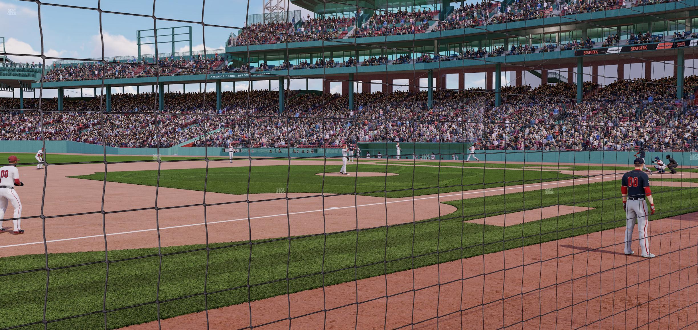 Seating view for Fenway Park Section Field Box Club 71