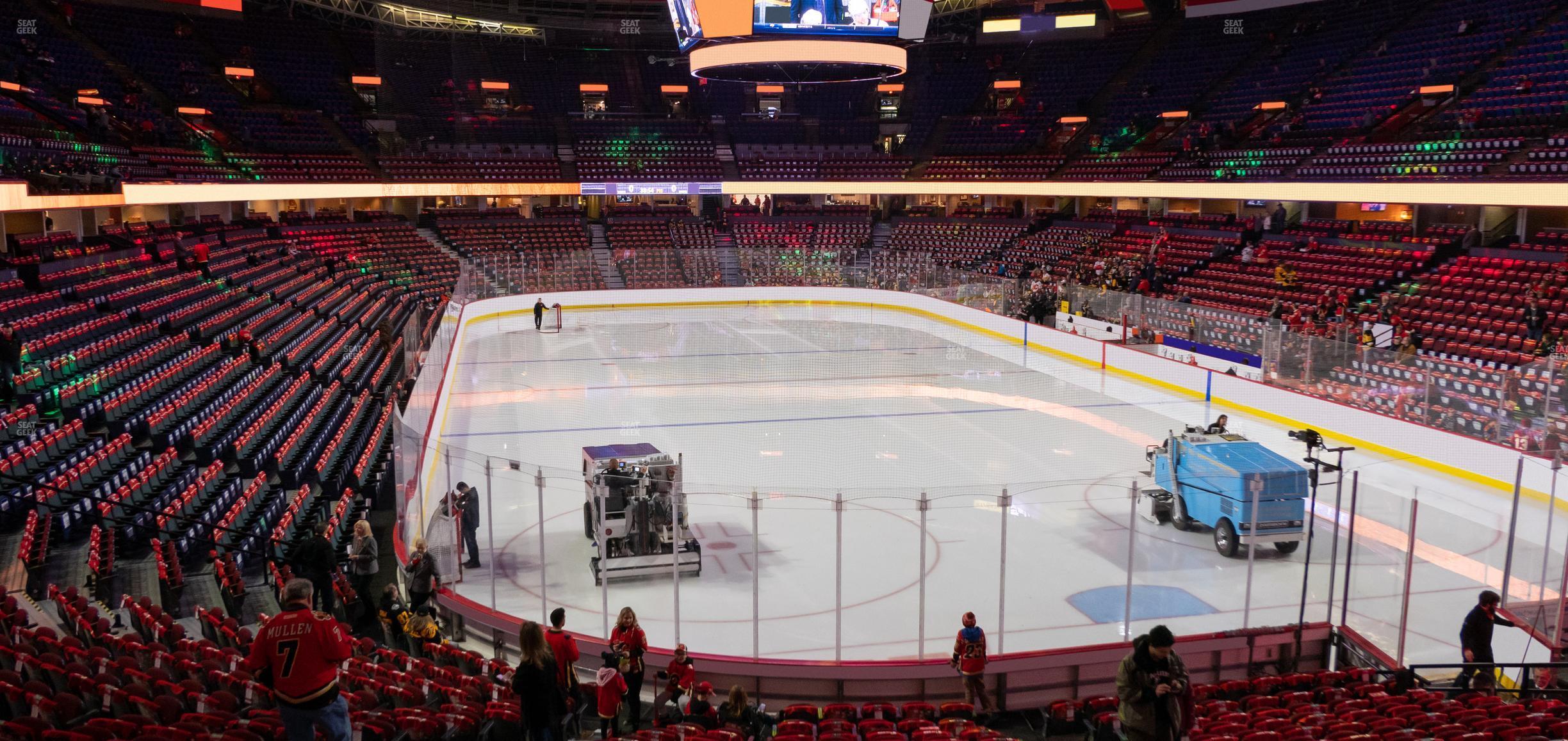 Seating view for Scotiabank Saddledome Section 103