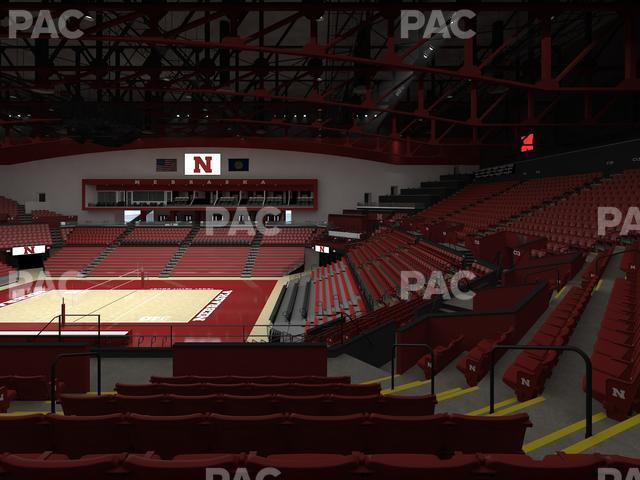 Seating view for Bob Devaney Sports Center Section C 16