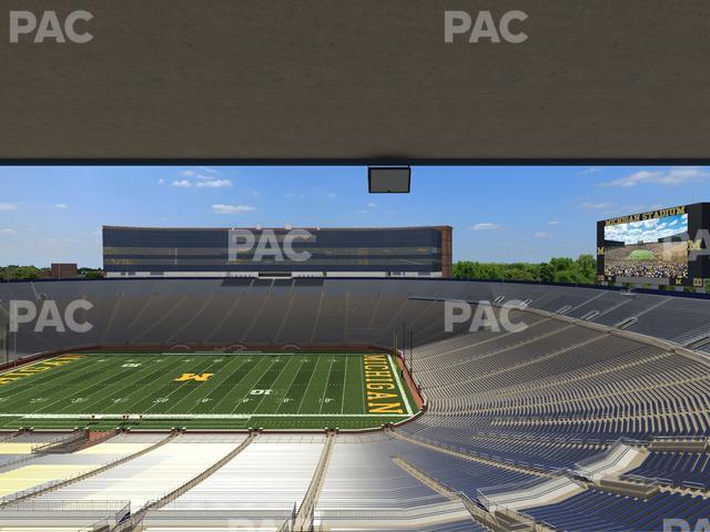 Seating view for Michigan Stadium Section 415