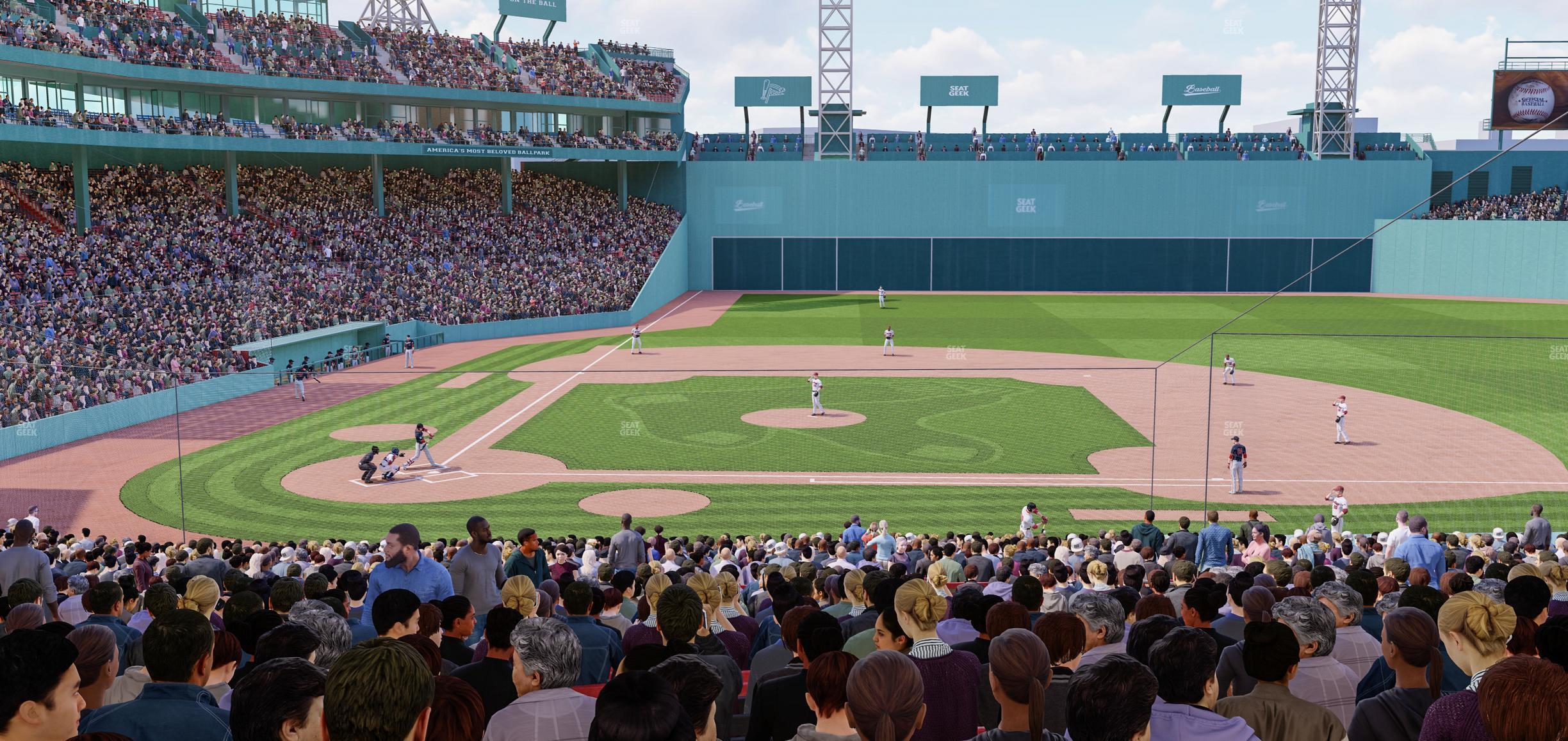 Seating view for Fenway Park Section Grandstand 16