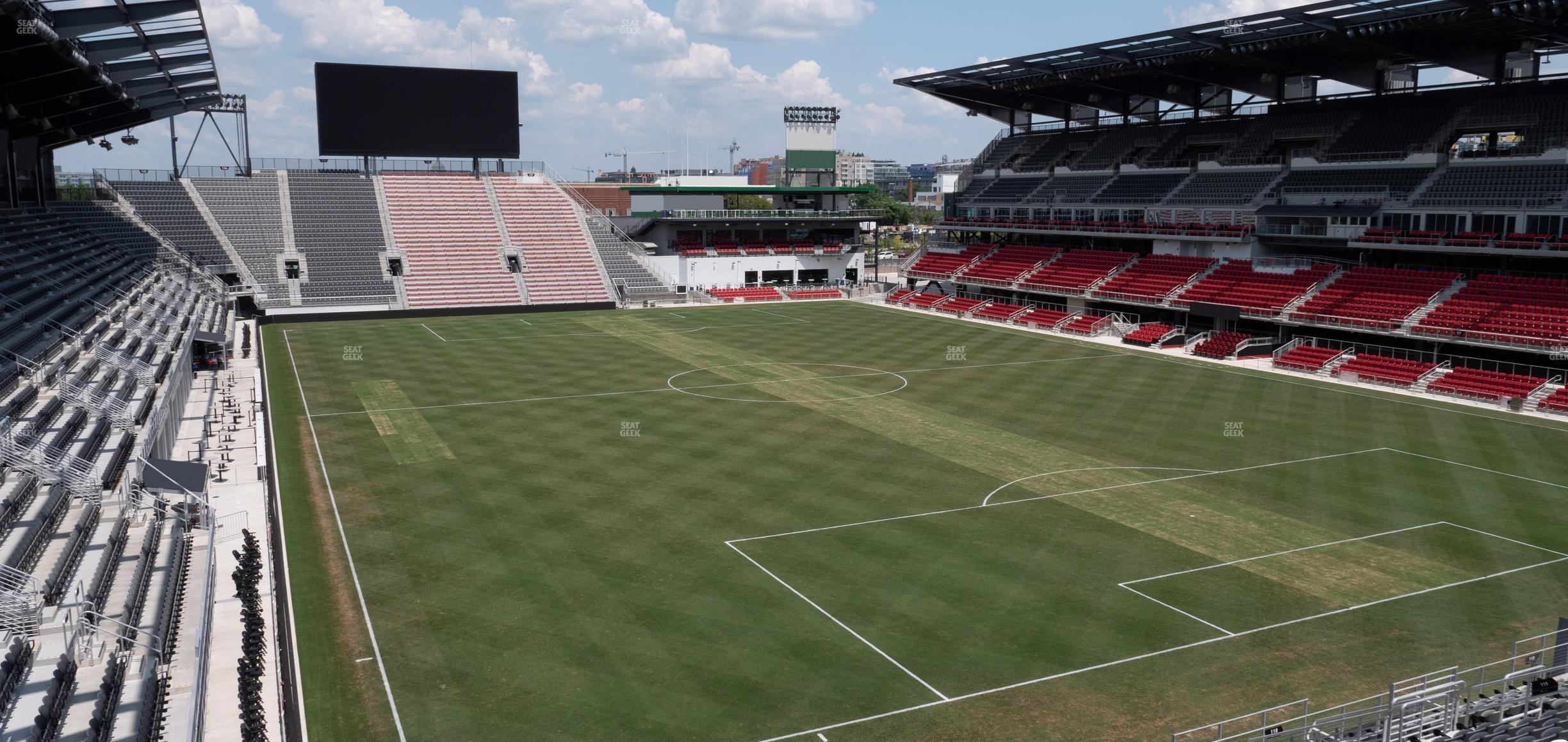 Seating view for Audi Field Section 120