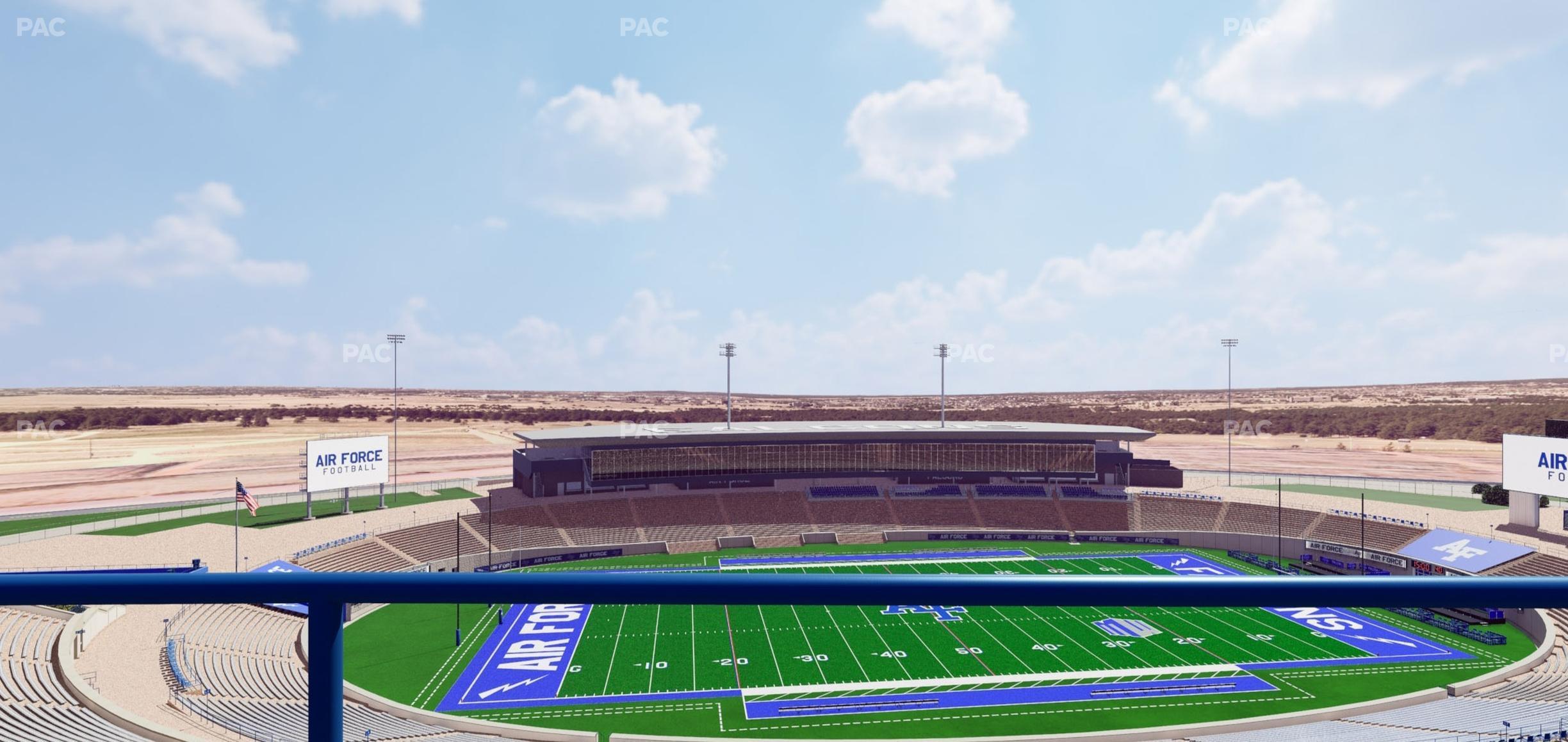 Seating view for Falcon Stadium Section U 9