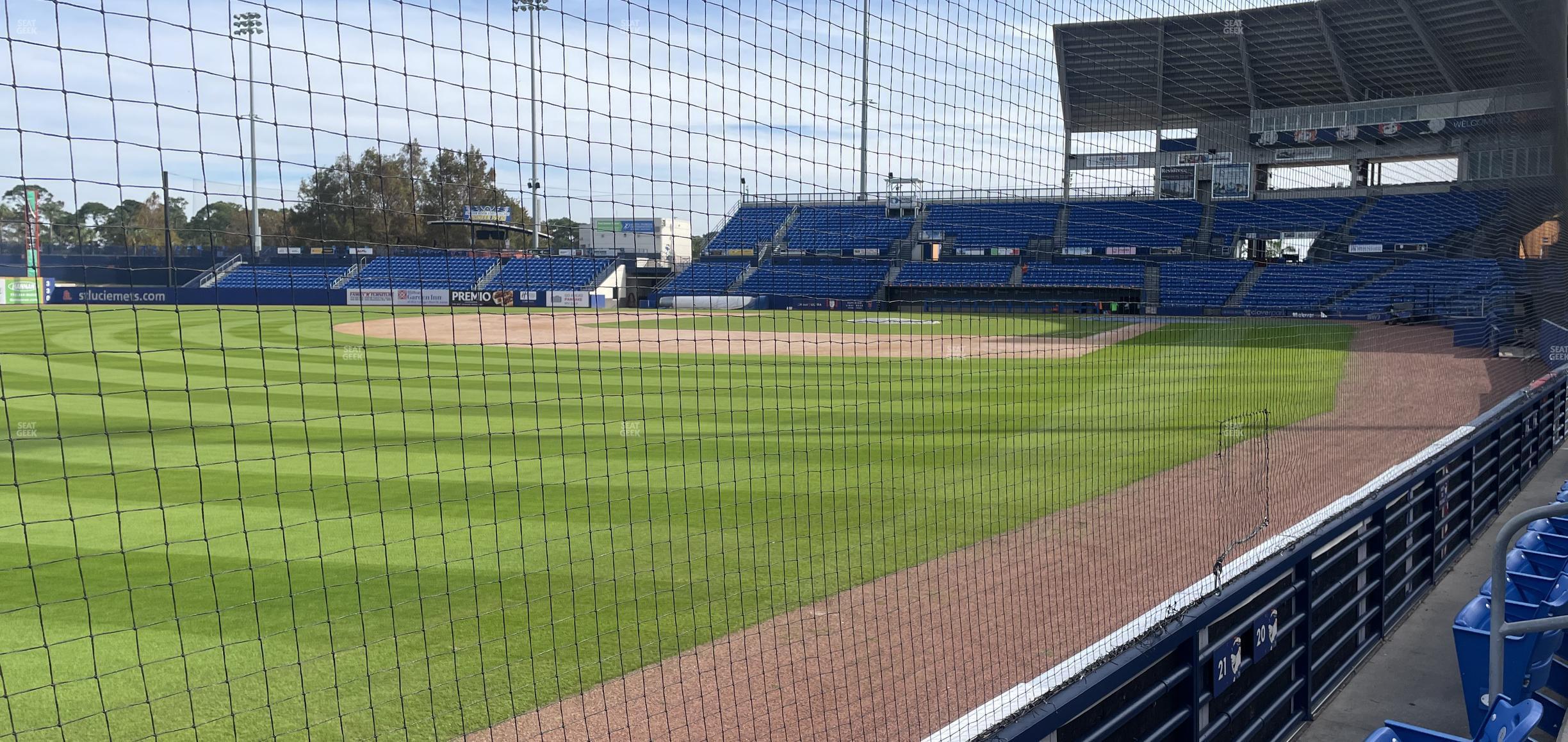 Seating view for Clover Park Section 21