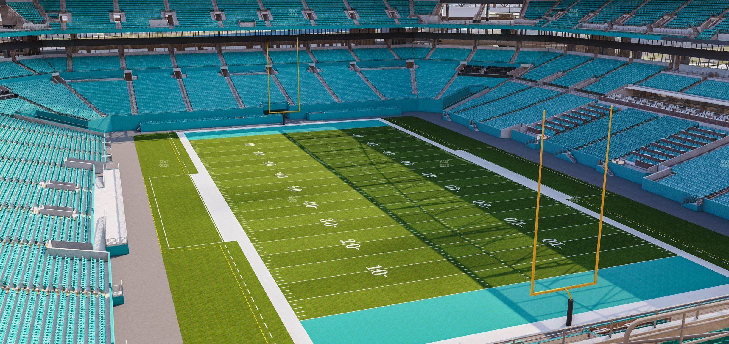 Seating view for Hard Rock Stadium Section 307