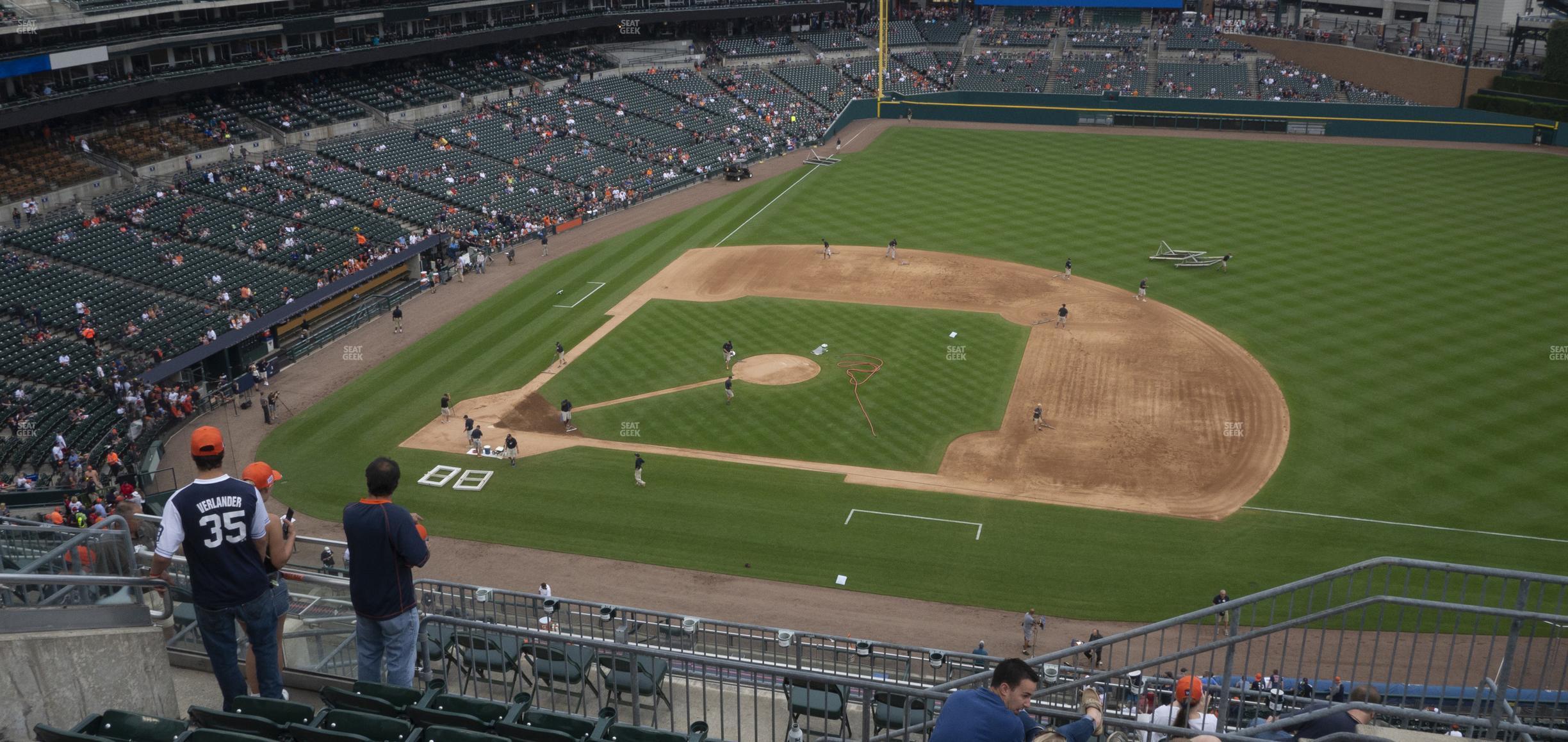 Seating view for Comerica Park Section 321