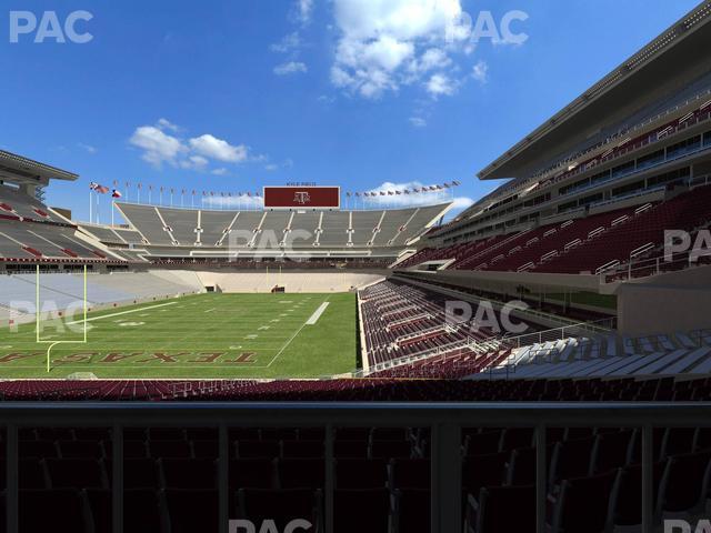 Seating view for Kyle Field Section 115