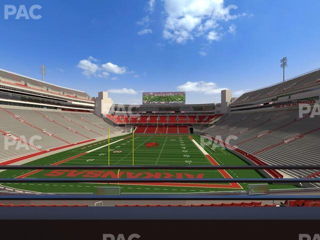 Seating view for Razorback Stadium Section Suite 9