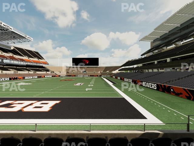 Seating view for Reser Stadium Section 136