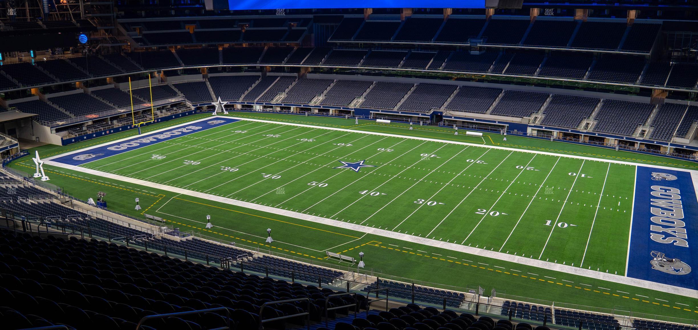 Seating view for AT&T Stadium Section Silver Suite 482