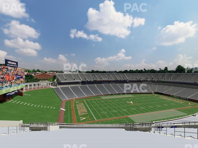 Seating view for Scott Stadium Section 538