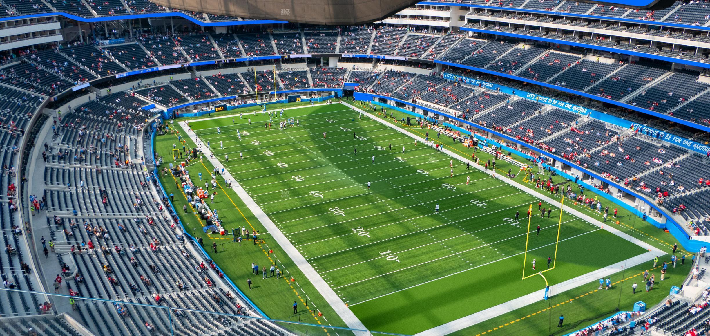 Seating view for SoFi Stadium Section 425