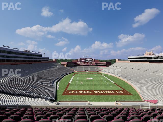 Seating view for Doak Campbell Stadium Section Club 322