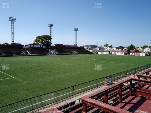 Seating view for Keyworth Stadium Section Party Deck 3