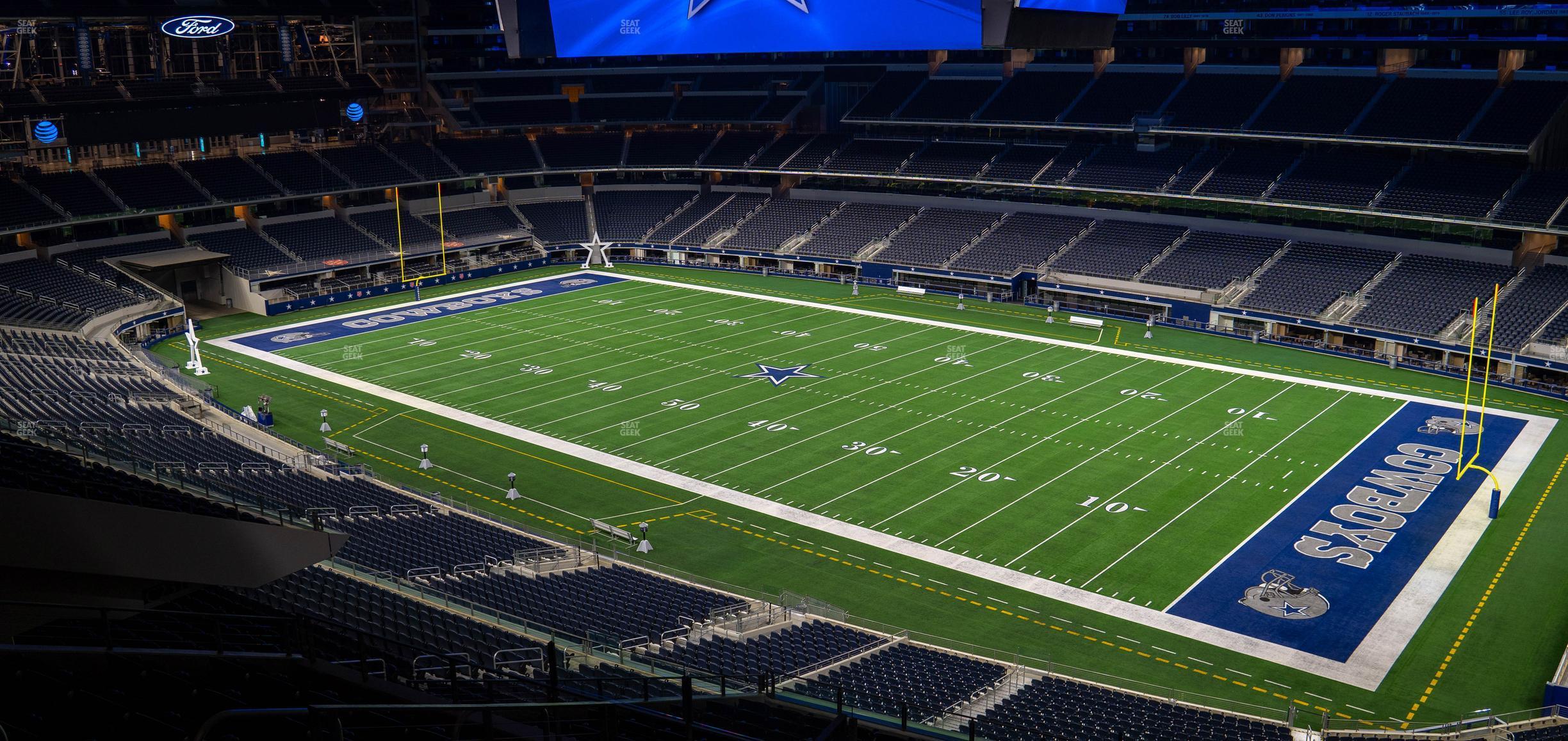 Seating view for AT&T Stadium Section Silver Suite 478