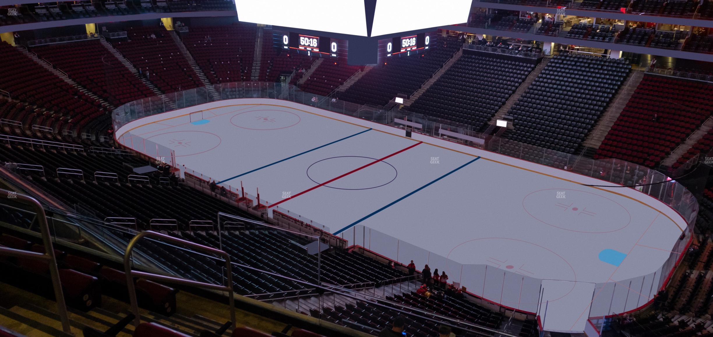 Seating view for Prudential Center Section 115