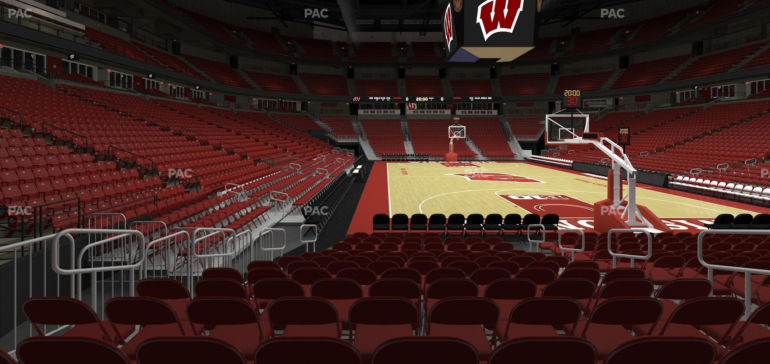 Seating view for Kohl Center Section 102