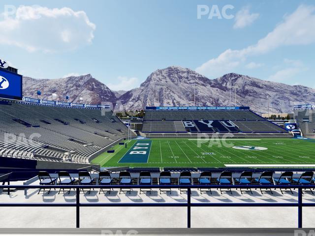 Seating view for LaVell Edwards Stadium Section 108