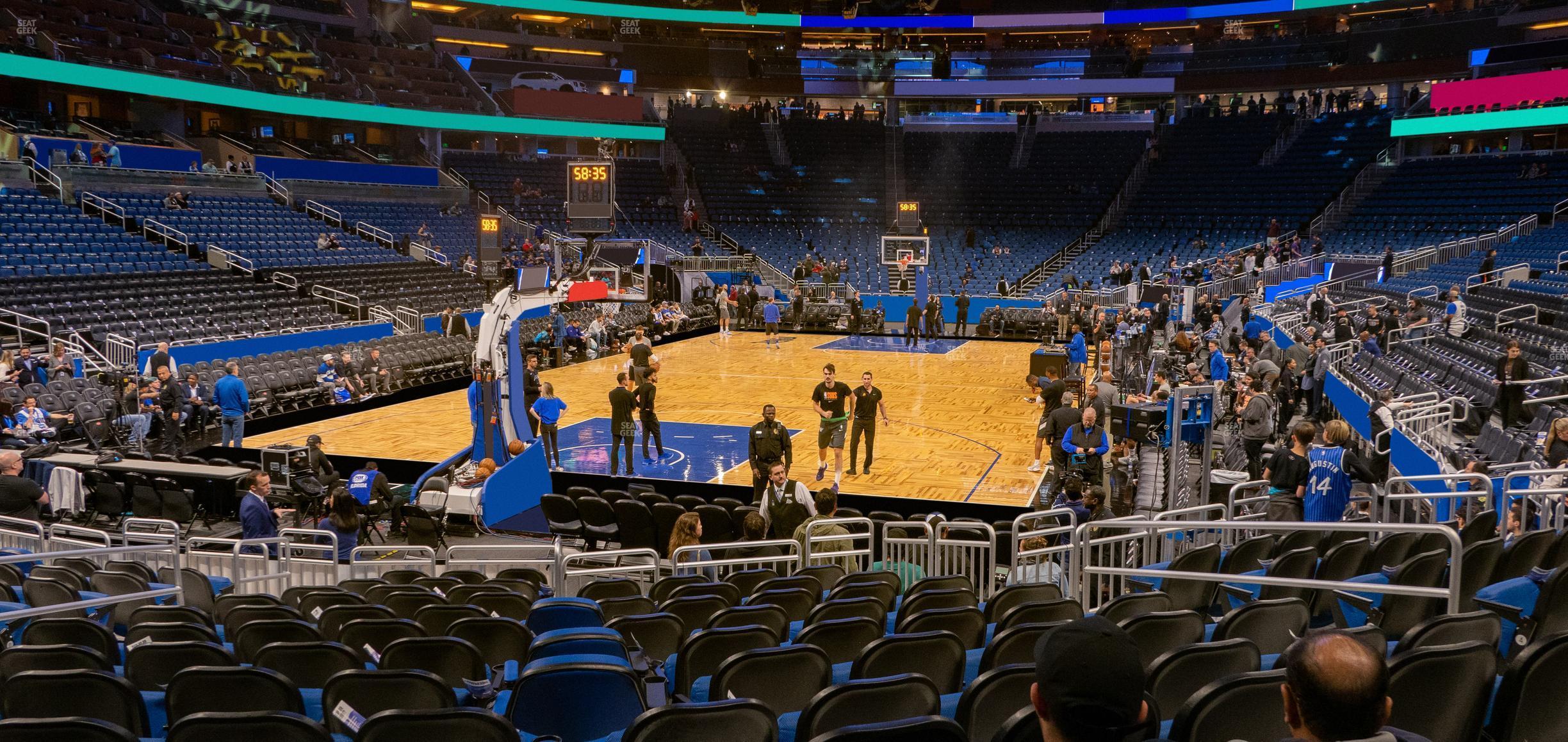 Seating view for Kia Center Section 109