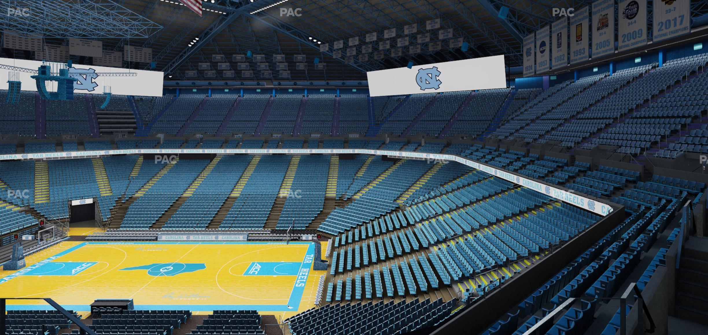 Seating view for Dean Smith Center Section 228