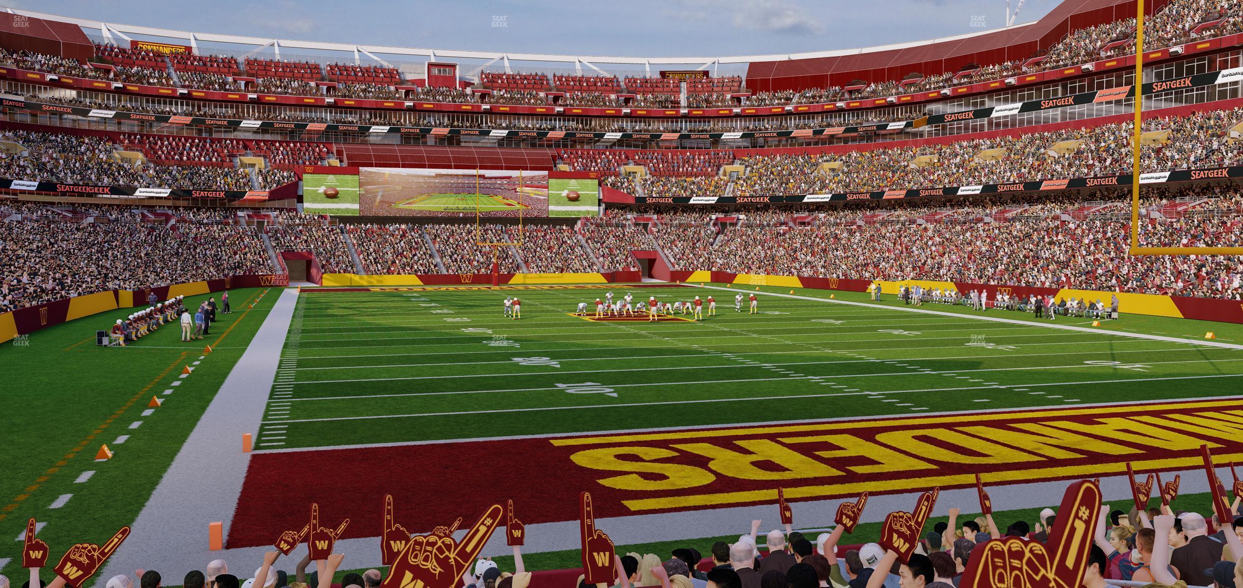 Seating view for Northwest Stadium Section 134