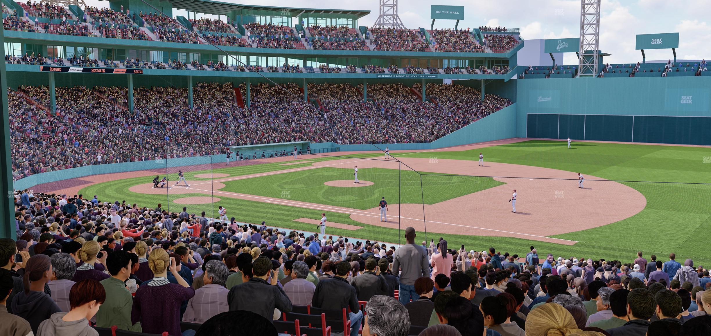 Seating view for Fenway Park Section Grandstand 13