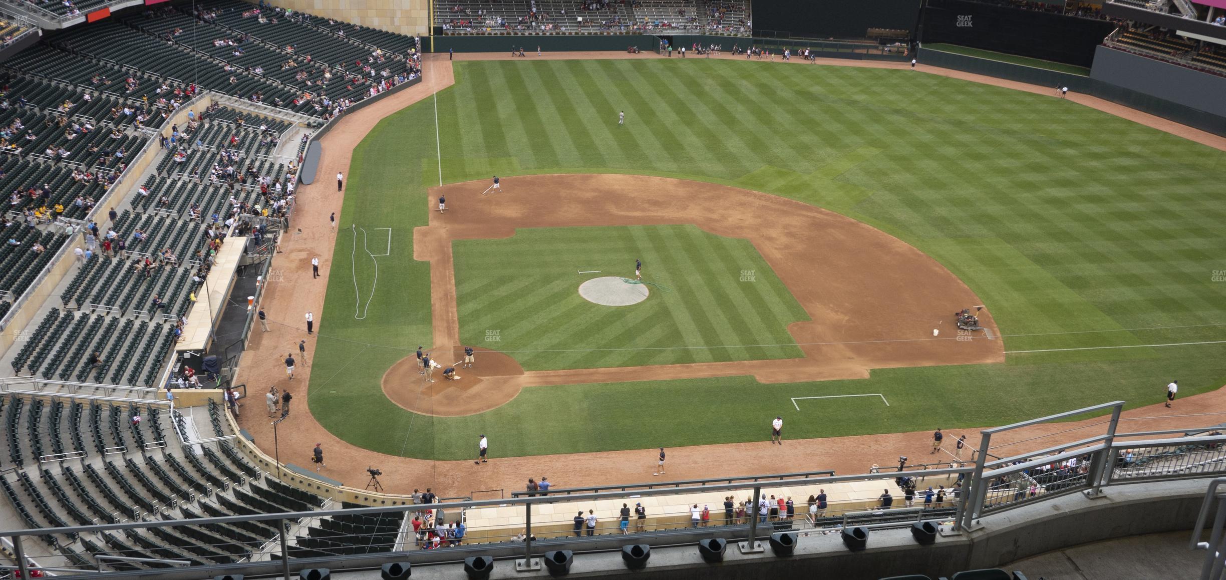 Seating view for Target Field Section 311