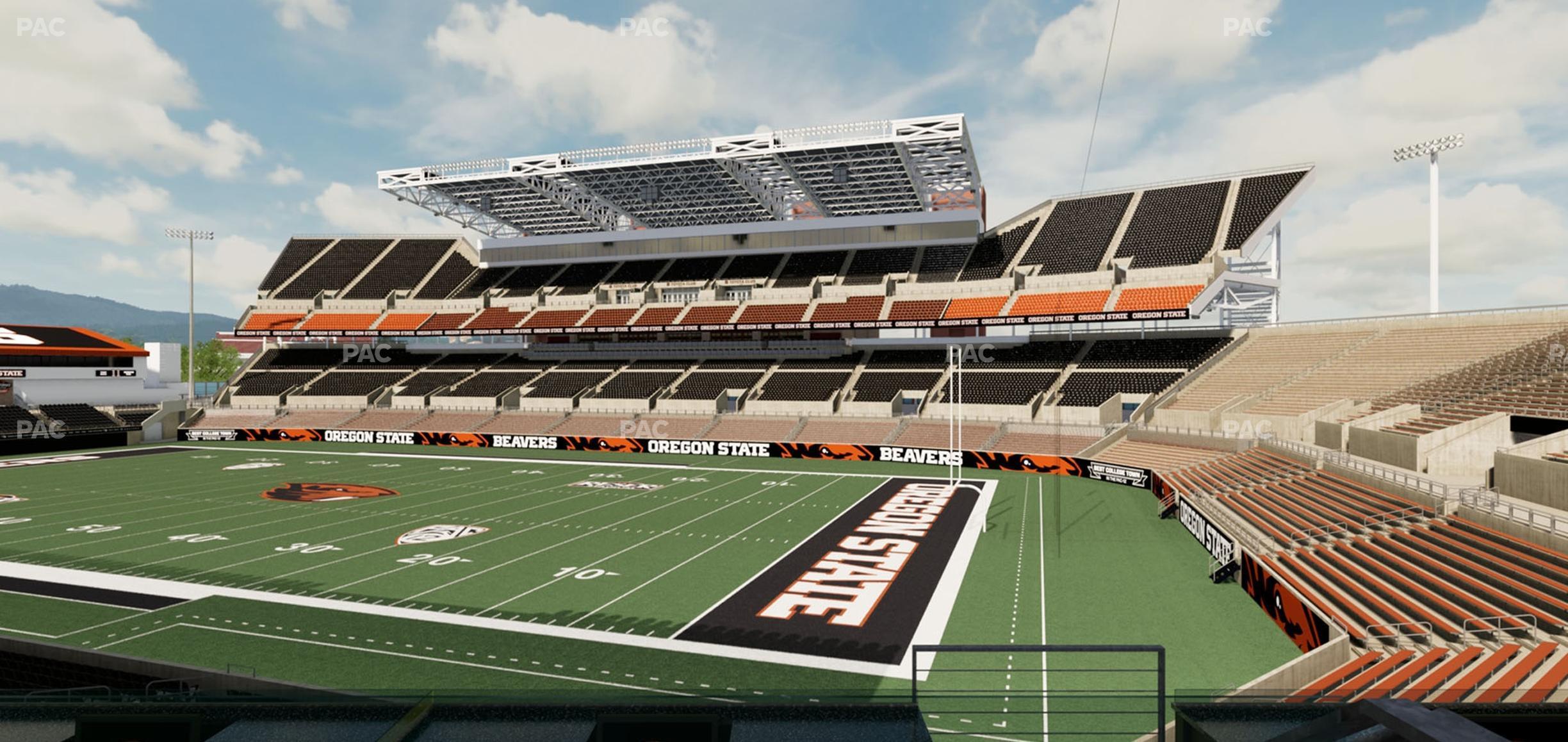 Seating view for Reser Stadium Section West Loge 5