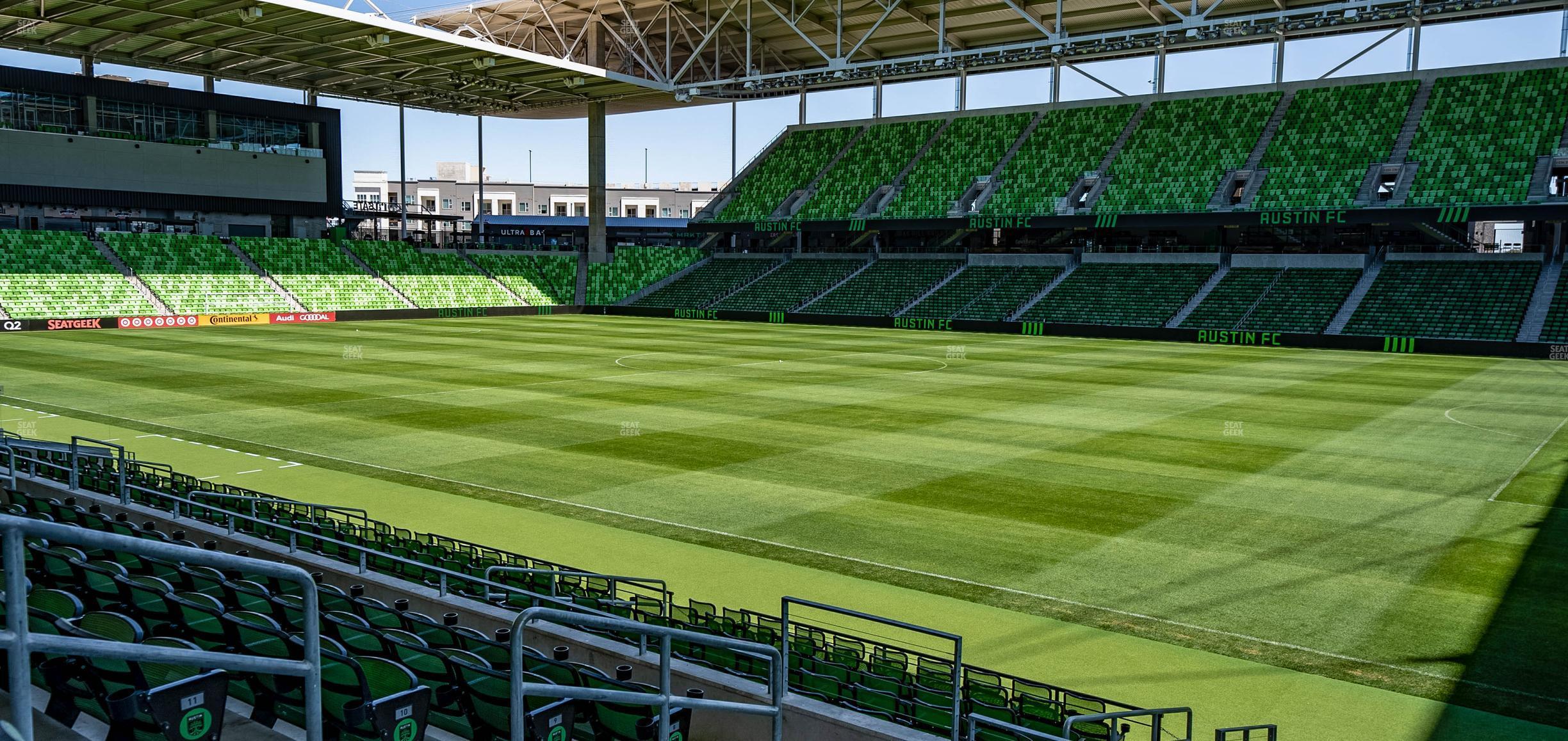 Seating view for Q2 Stadium Section Lexus Club 109