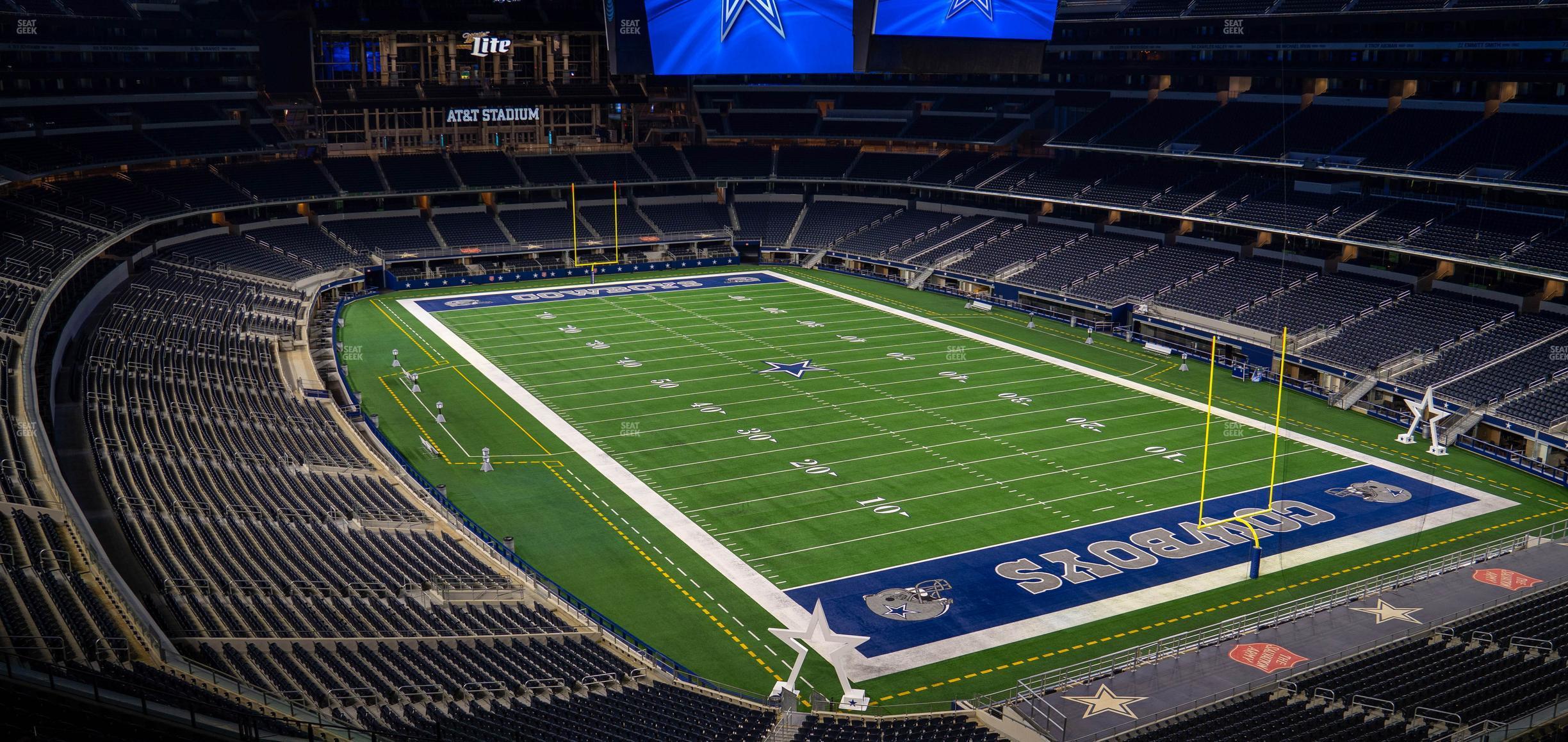 Seating view for AT&T Stadium Section Silver Suite 425