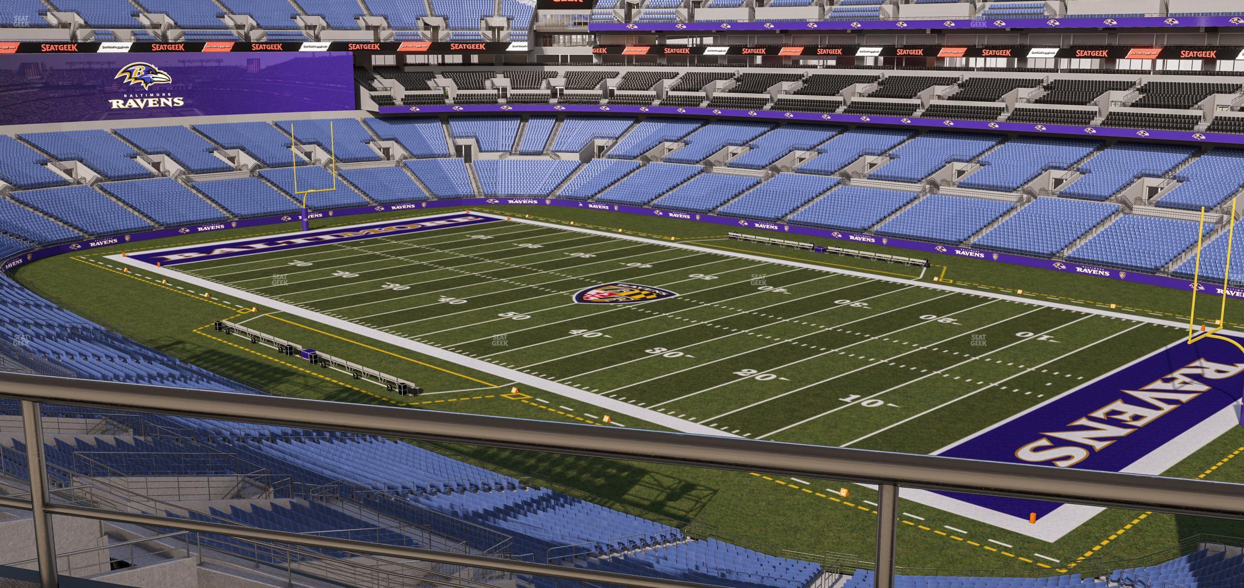 Seating view for M&T Bank Stadium Section Suite 426