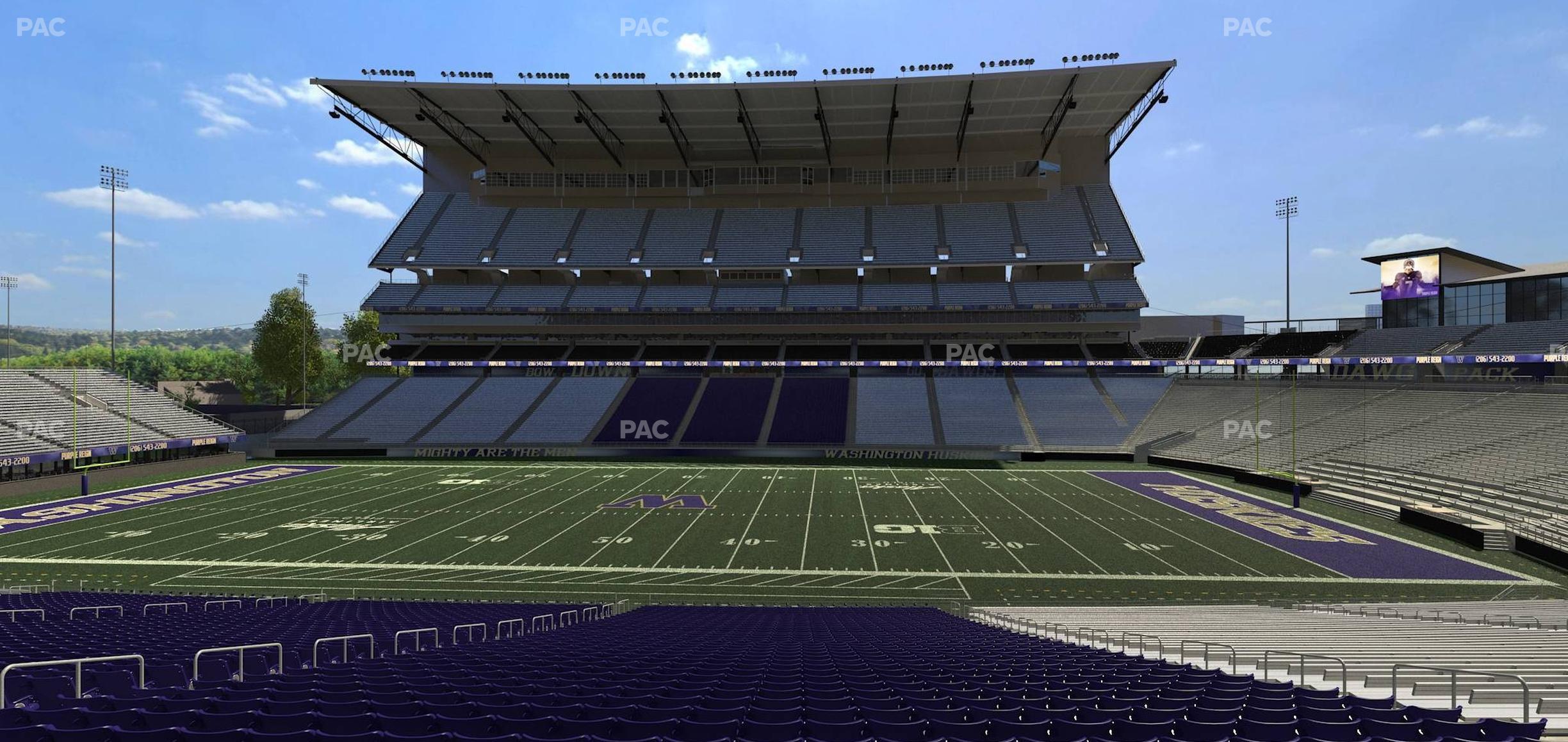 Seating view for Husky Stadium Section 128