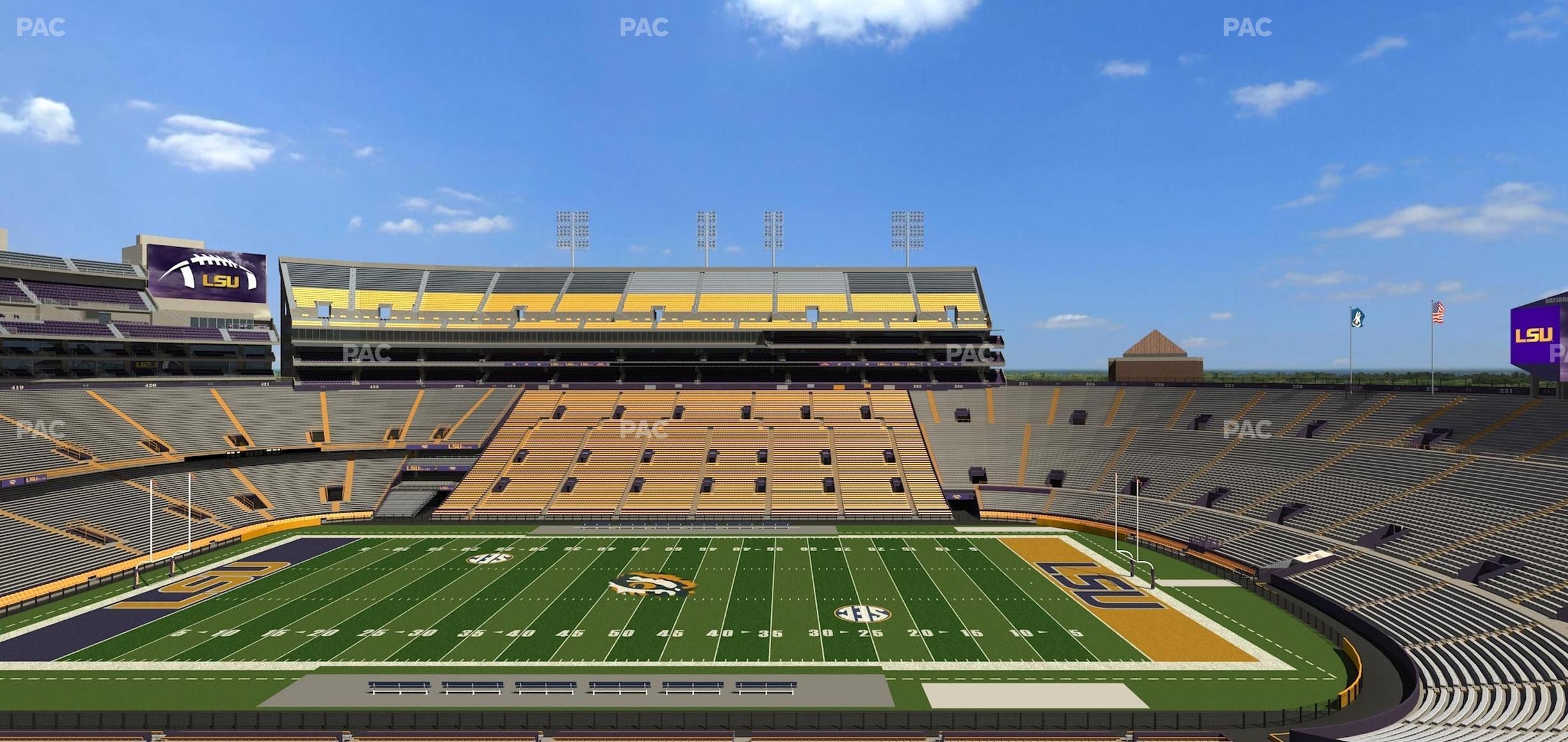 Seating view for Tiger Stadium Section Suite 111