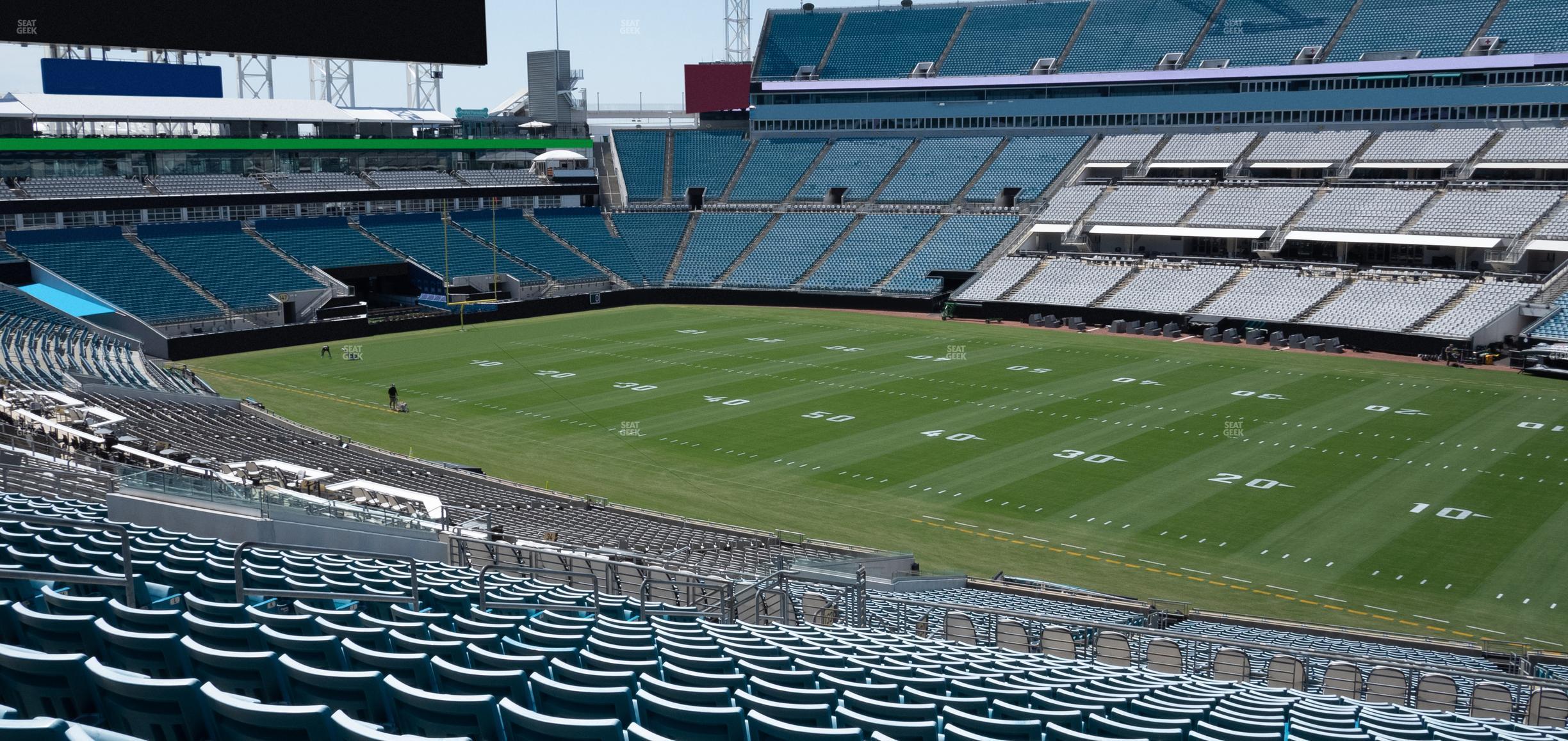 Seating view for EverBank Stadium Section 232