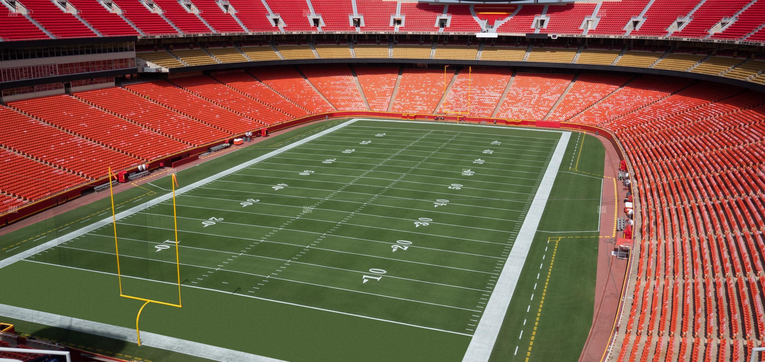 Seating view for GEHA Field at Arrowhead Stadium Section 310