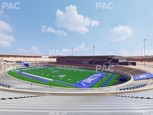 Seating view for Falcon Stadium Section M 3