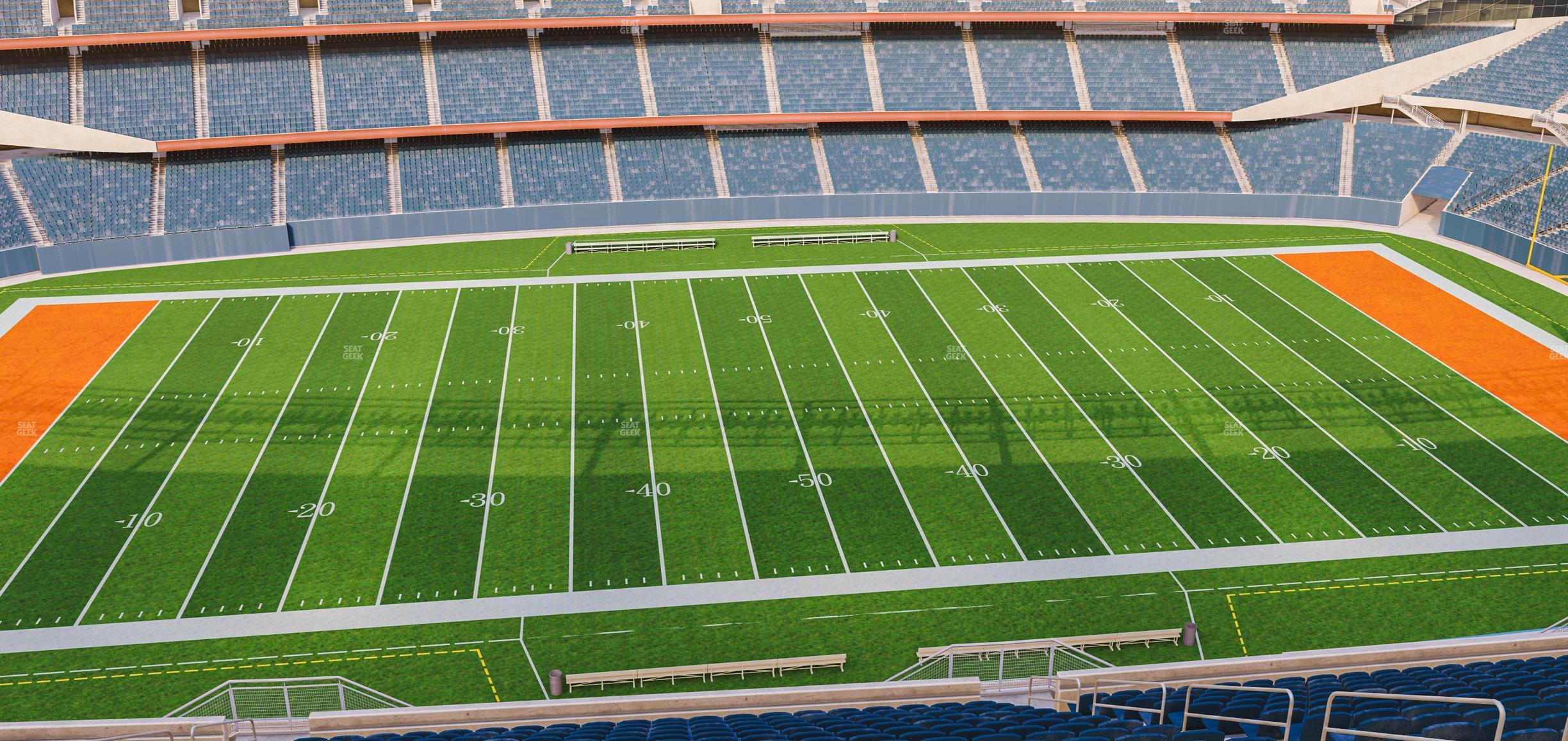 Seating view for Soldier Field Section 438