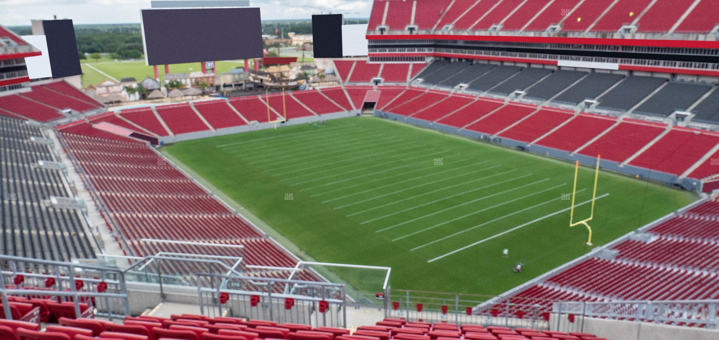 Seating view for Raymond James Stadium Section 319