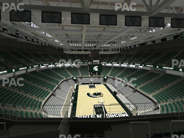 Seating view for Jack Breslin Student Events Center Section 201